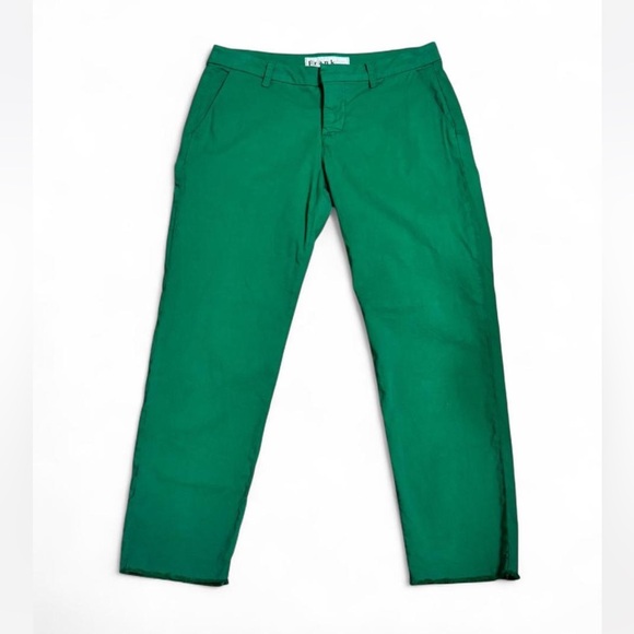 Frank & Eileen Pants - Frank & Eileen Vibrant Green Wicklow Chinos size 6
